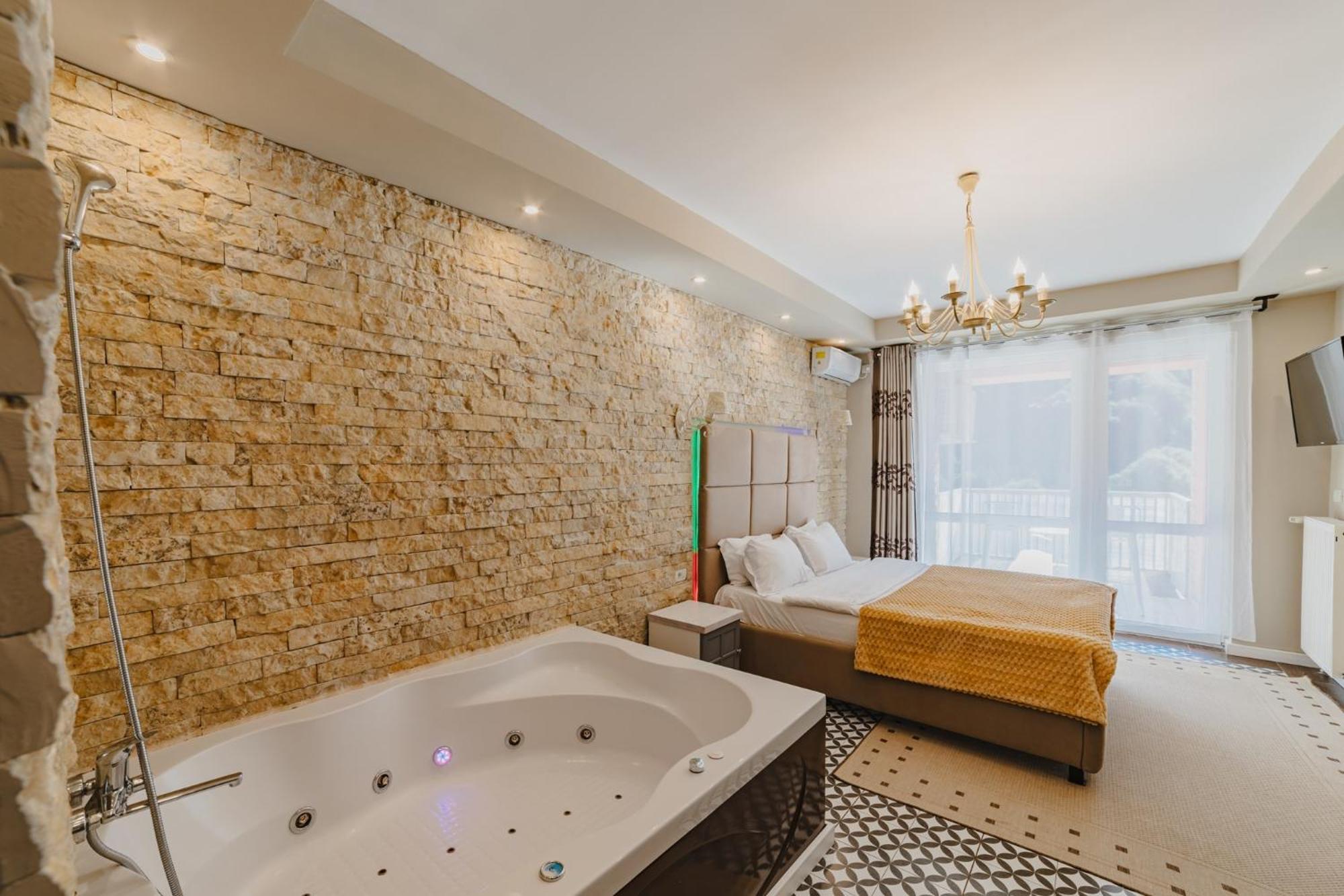 Romantic Jacuzzi Belleview Studio 시나이아 외부 사진